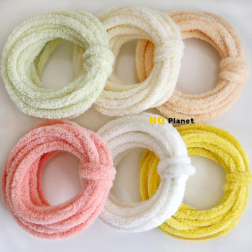 NQ Planet Handwork 6mm Wool Pipe Cleaner For Making Miniature Animals 30 pieces Free Shipping