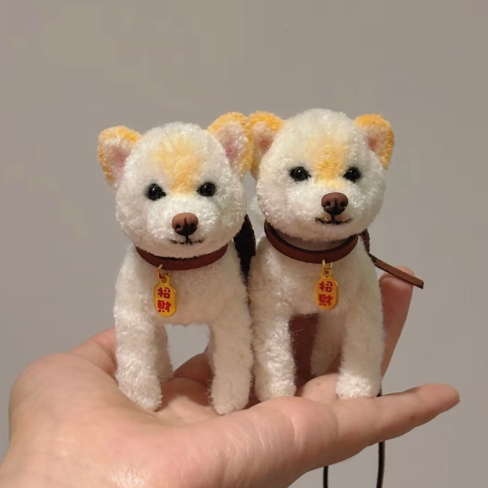 NQ Planet Miniature Shiba Inu Doll Making with 9mm Wool Pipe Cleaner