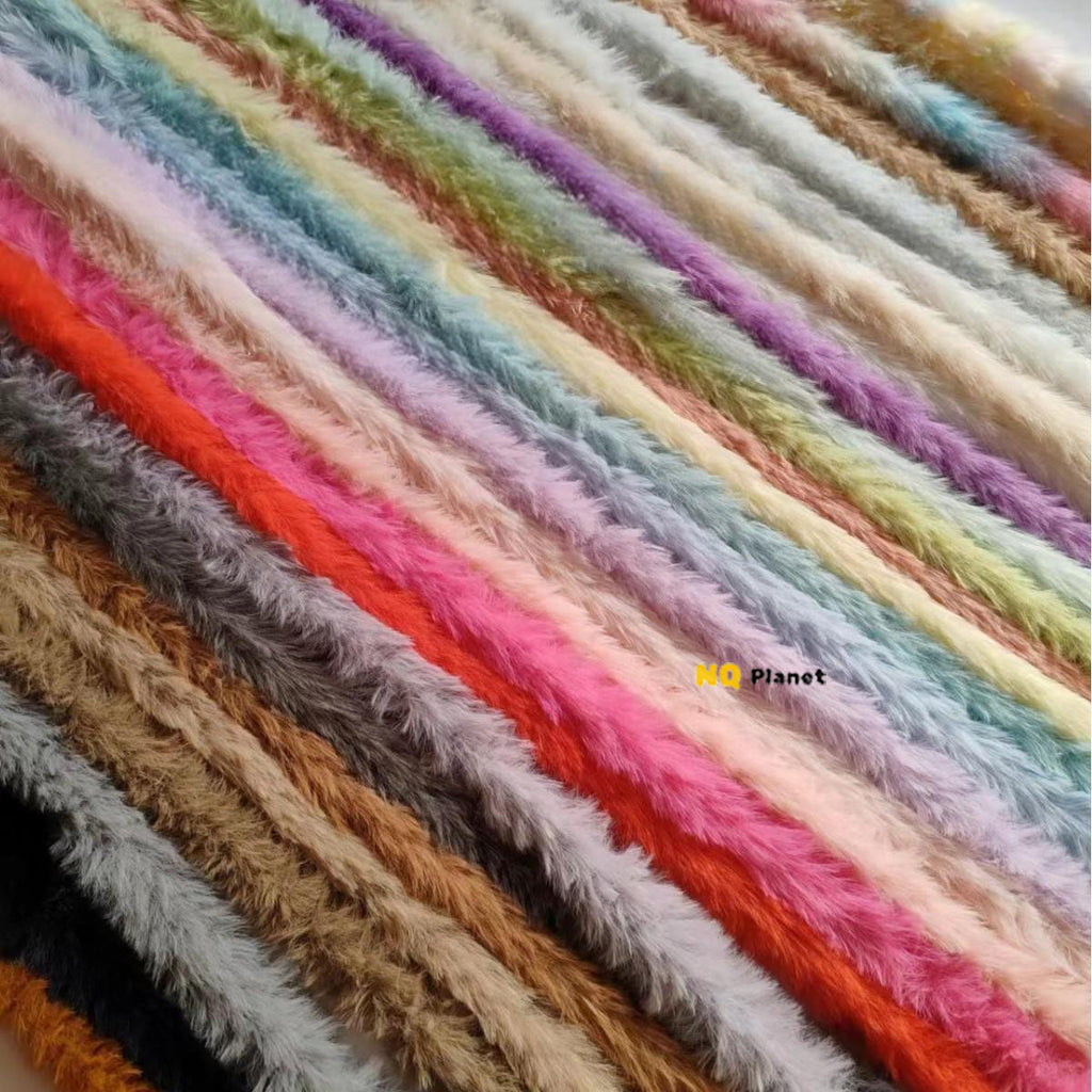 NQ Planet Handwork 20mm Faux Rabbit Fur Pipe Cleaner For Making Animal Dolls 30 Pieces Free Shipping