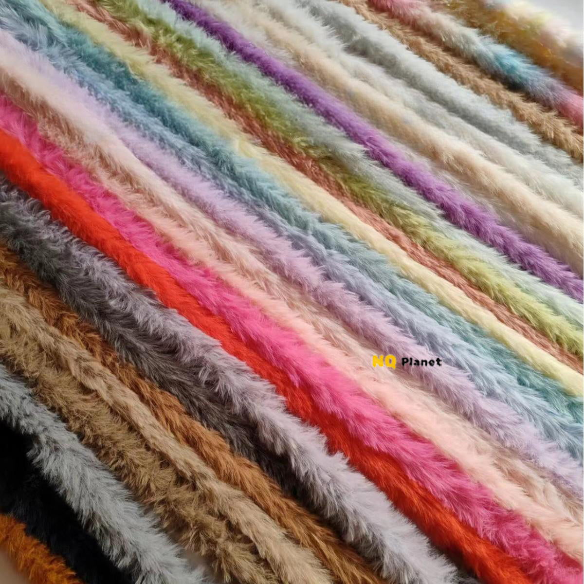 NQ Planet Handwork 20mm Faux Rabbit Fur Pipe Cleaner For Making Animal Dolls 30 Pieces Free Shipping