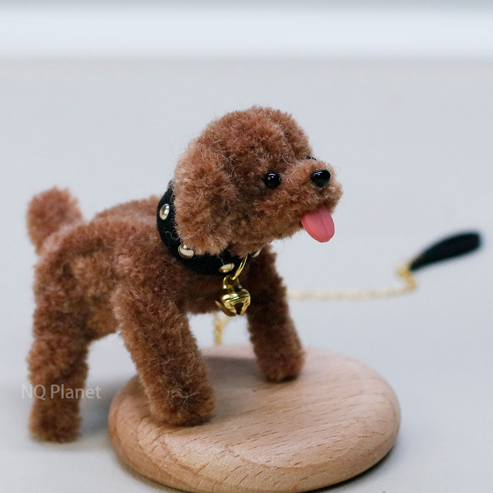 NQ Planet Miniature Poodle Doll Making with 6mm Wool Pipe Cleaner Ready To Ship