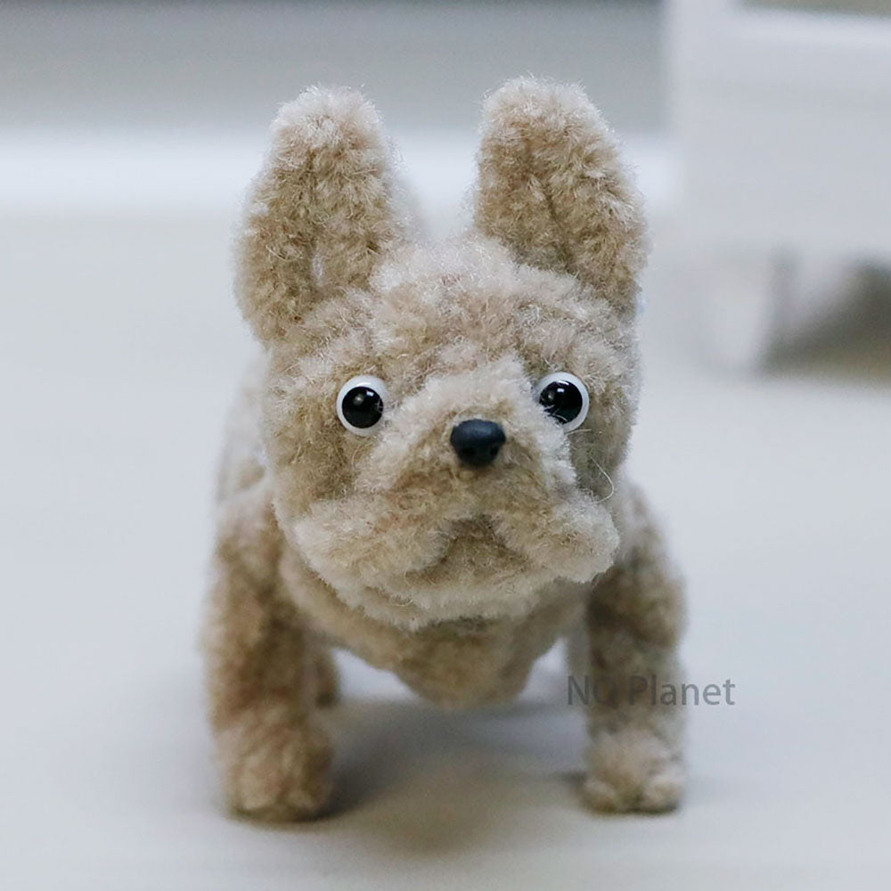 NQ Planet Miniature French Bulldog Making with 6mm Wool Pipe Cleaner Ready To Ship