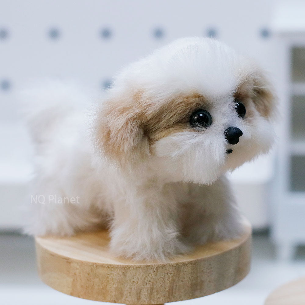 NQ Planet Shih Tzu Doll Making with 20mm Faux Rabbit Fur Pipe Cleaner Ready To Ship