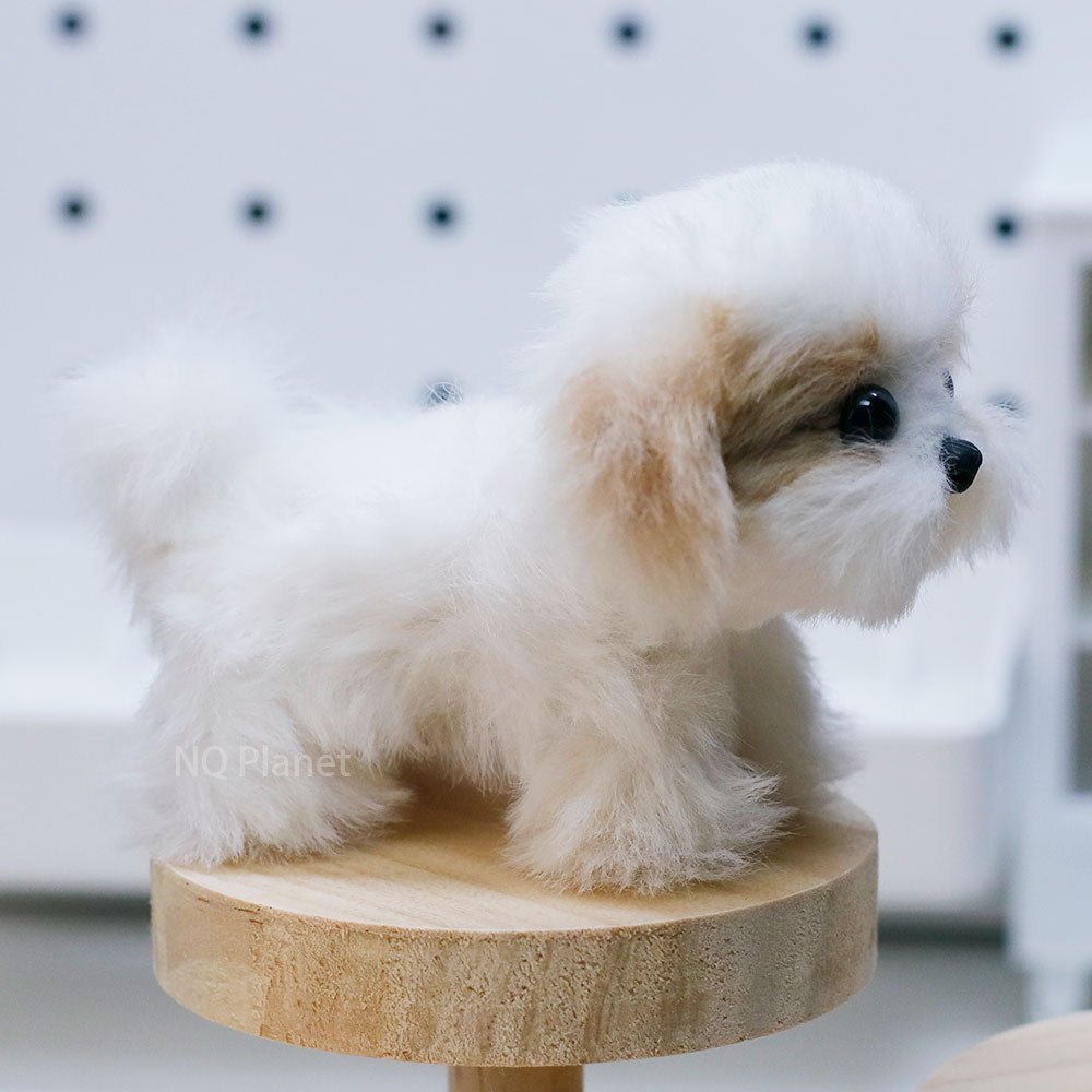 NQ Planet Shih Tzu Doll Making with 20mm Faux Rabbit Fur Pipe Cleaner Ready To Ship