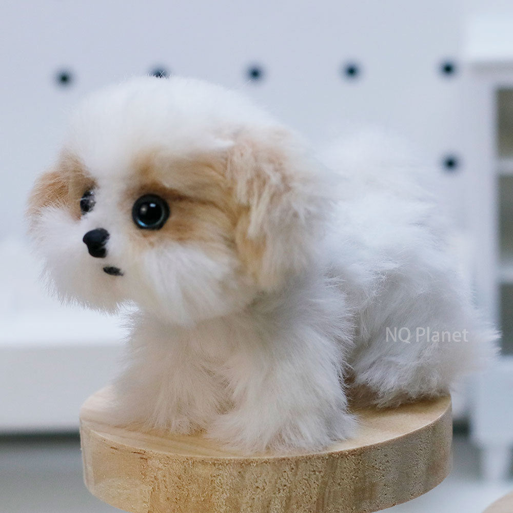 NQ Planet Shih Tzu Doll Making with 20mm Faux Rabbit Fur Pipe Cleaner Ready To Ship