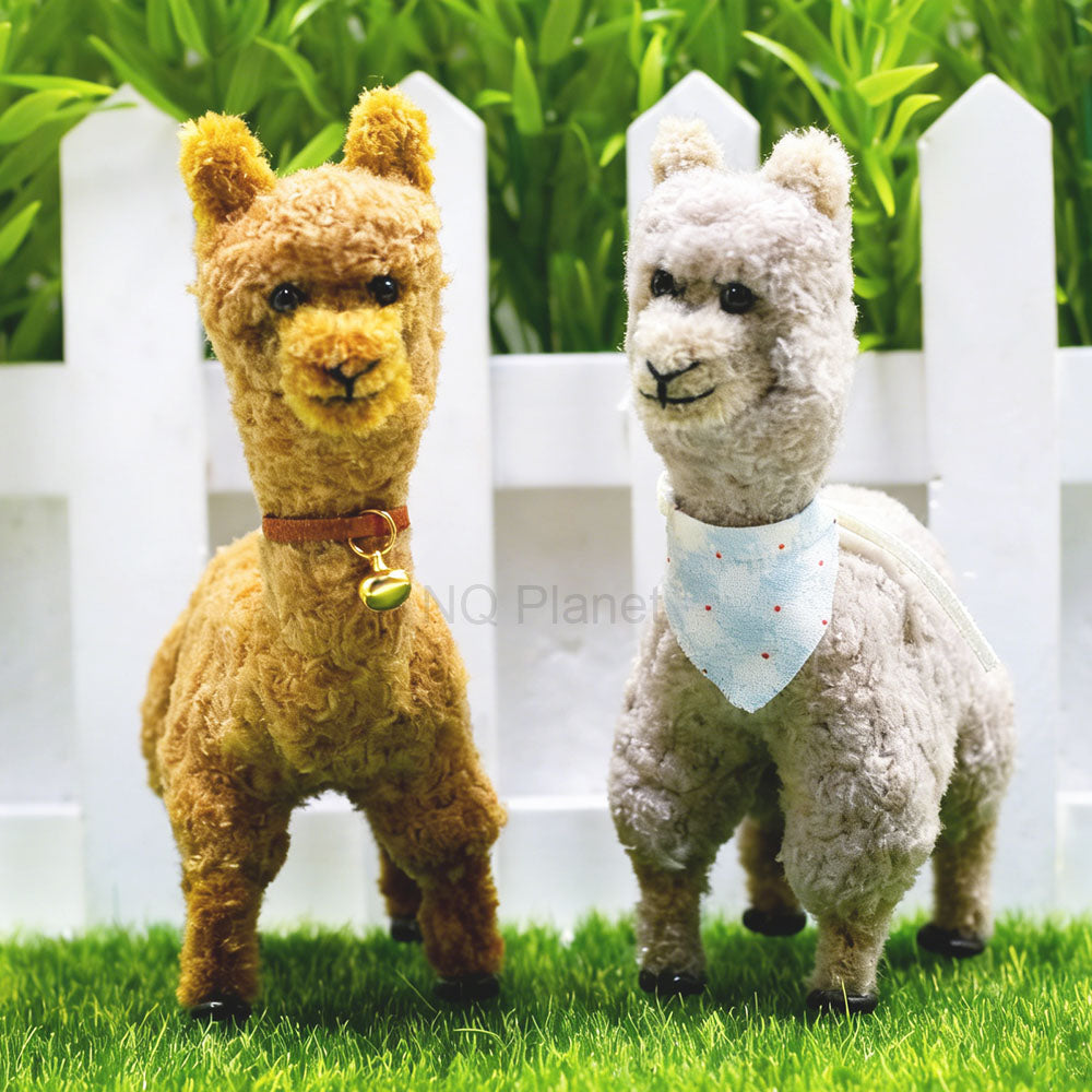 NQ Planet Miniature Alpaca Making with 6mm Wool Pipe Cleaner and Coral Fleece Pipe Cleaner Ready To Ship