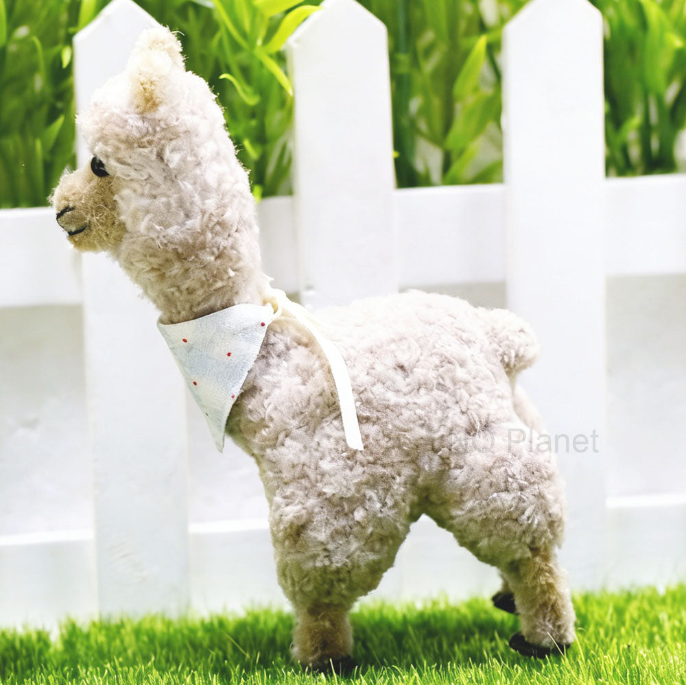 NQ Planet Miniature Alpaca Making with 6mm Wool Pipe Cleaner and Coral Fleece Pipe Cleaner Ready To Ship