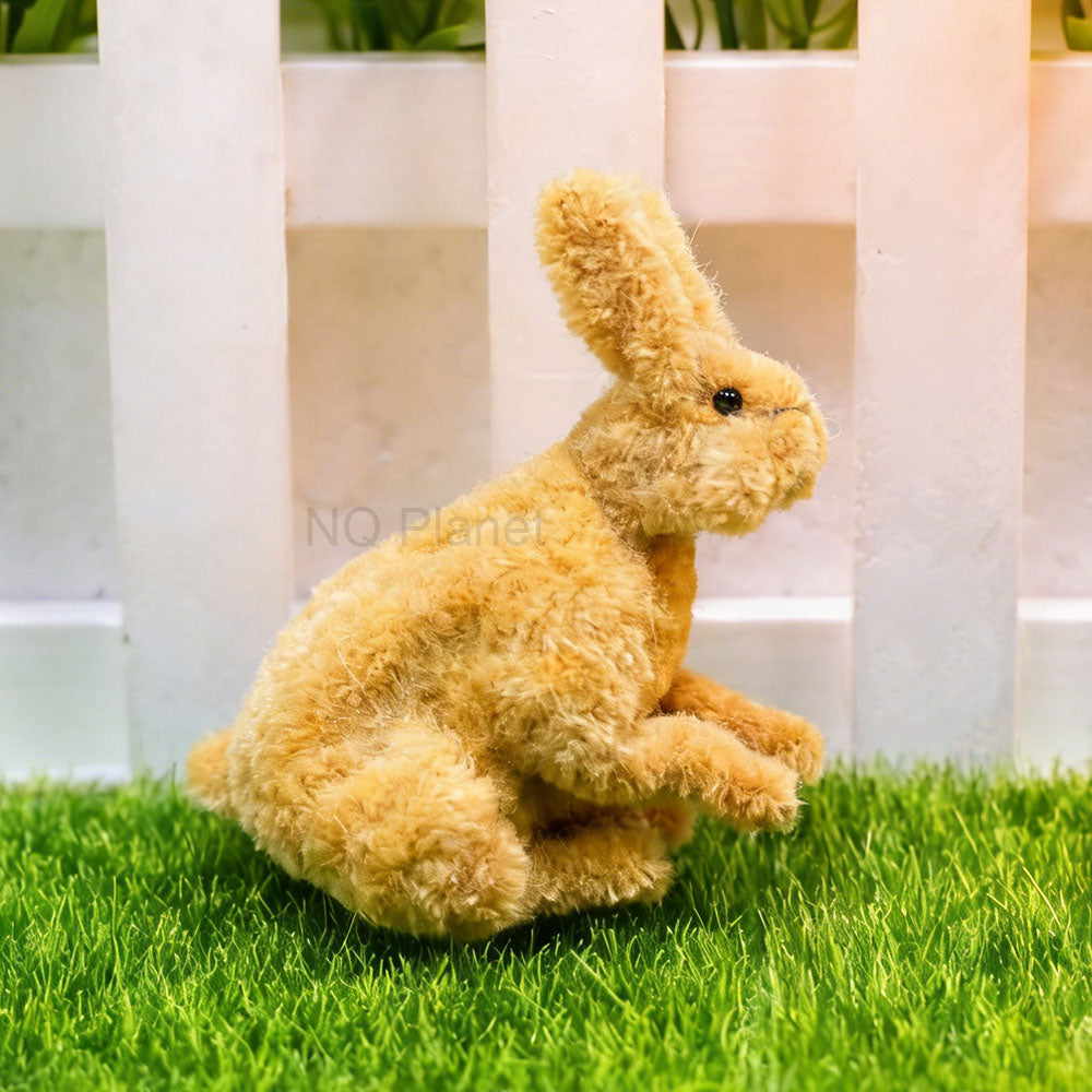 NQ Planet Miniature Yello Rabbit Making with 6mm + 9mm Wool Pipe Cleaner Ready To Ship